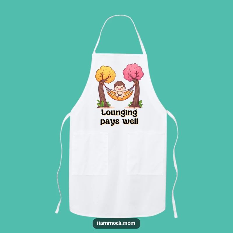 Funny Hammock Character Apron - Gentle Sway Relaxing Wear
