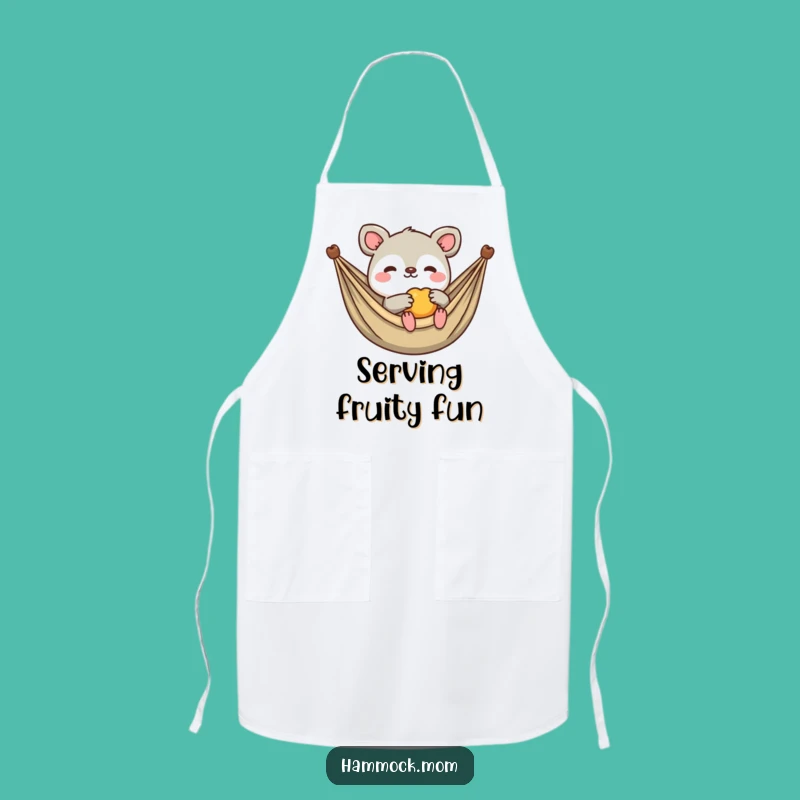 Funny Kawaii Fruit Animal Apron: Kitchen Snacks, Hilarious Cooking Gift!