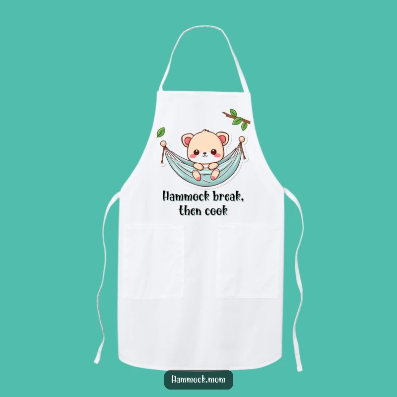 Funny Kawaii Chef Hammock Apron: Animal Chill Kitchen - Cute Gift