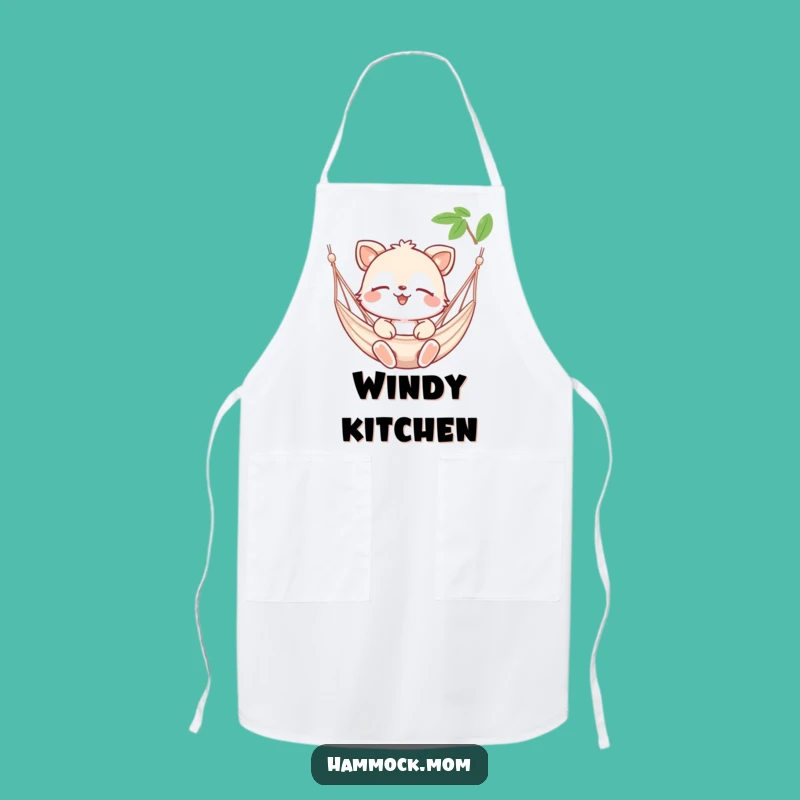 Funny Hammock Breeze Animal Apron: Cook With Calmness