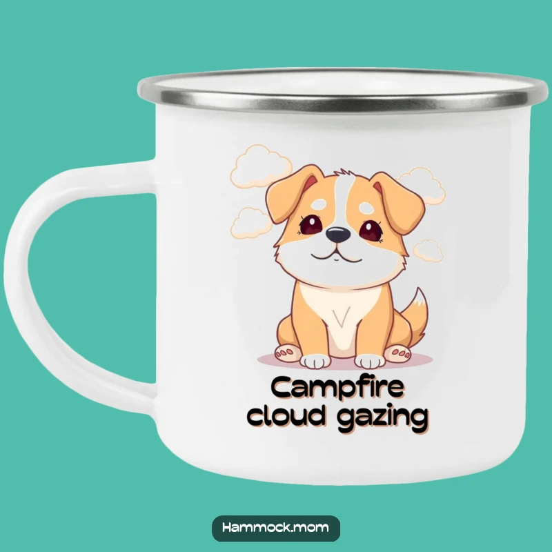 Funny Mama Dog Camp Mug: Dreamy Cloud Watching Adventure Gift!