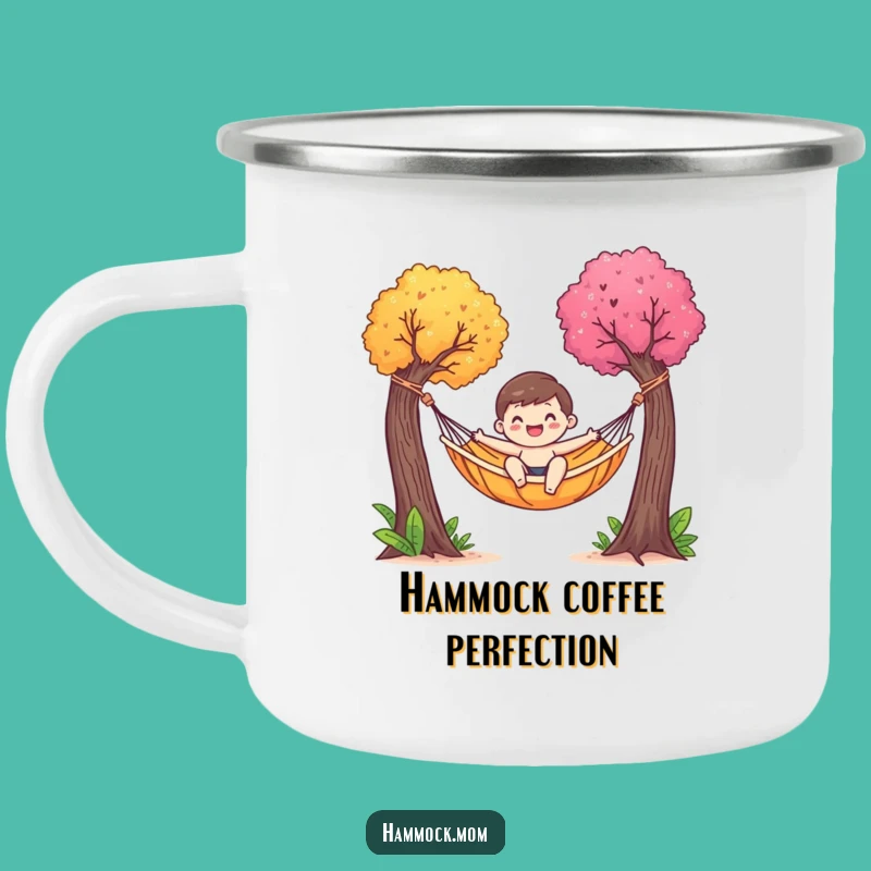 Funny Hammock Character Camping Mug - Gentle Sway Outdoor Chill