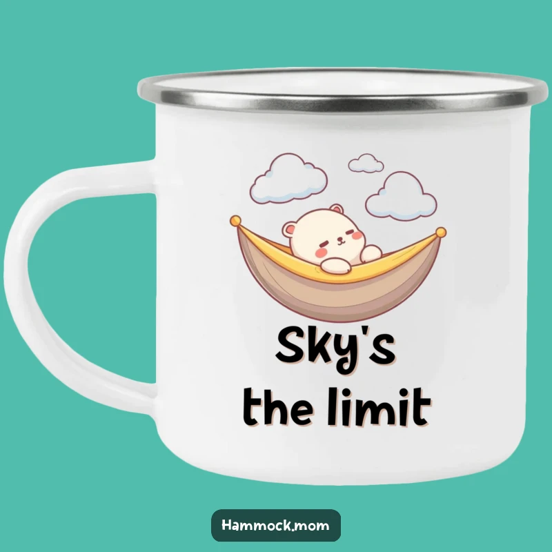 Funny Kawaii Cloud Animal Mug: Peaceful Sips, Hilarious Outdoor Gift!