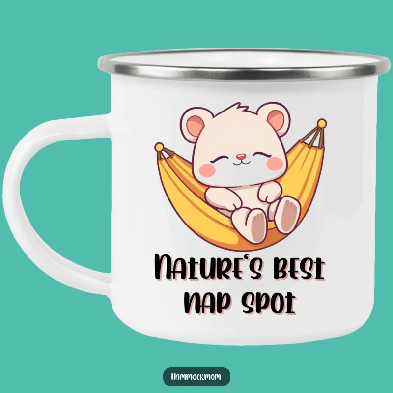 Funny Relaxed Animal Hammock Camping Mug: Adventure Fuel with a Funny Sip