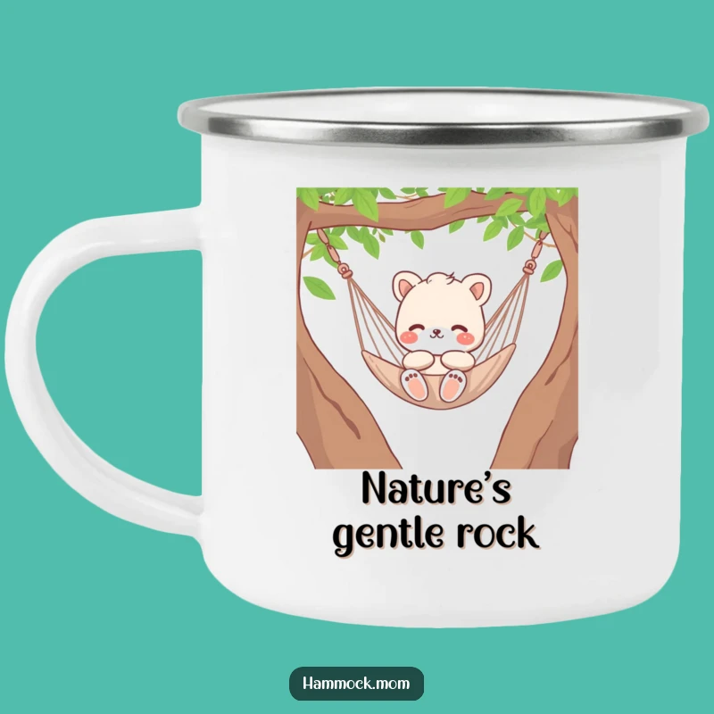 Funny Hammock Mom Animal Camping Mug - Relaxed Outdoor Gift