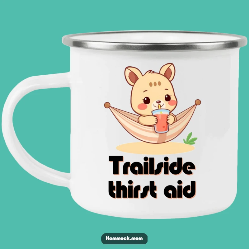 Funny Hammock Drink Camping Mug: Adventure with a Cool Refreshment