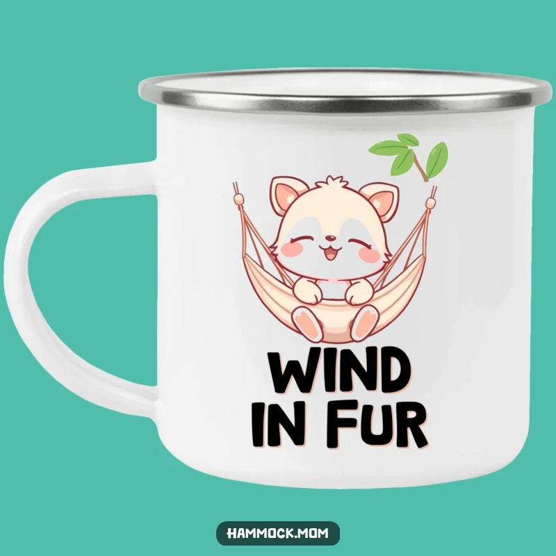 Funny Hammock Breeze Animal Camping Mug: Enjoy Nature's Calm