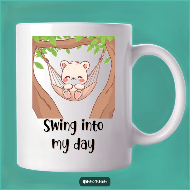 Funny Hammock Mom Animal Mug - Relaxed & Cozy Character Gift