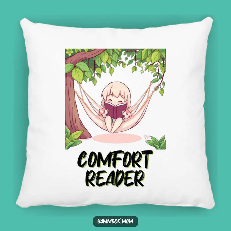 Funny Bookworm Hammock Reader Pillow: Cozy Comfort for Avid Readers