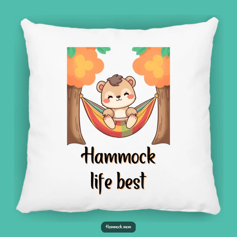 Funny Relaxed Animal Hammock Pillow: Cozy Accent for Ultimate Comfort