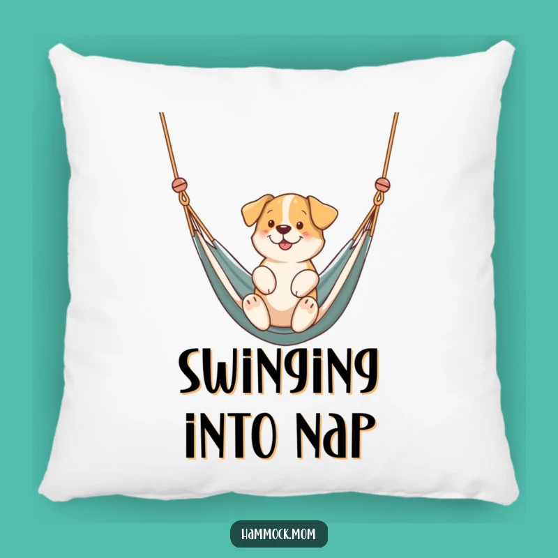 Funny Swinging Dog Hammock Pillow: Gentle Swing Comfort, Perfect Funny Gift