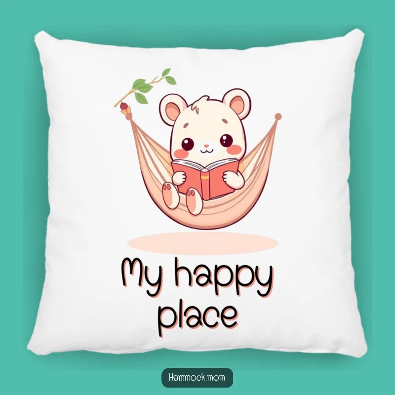 Funny Kawaii Hammock Animal Comfort Pillow: Hilarious Accent for Cozy, Laugh-Filled Spaces