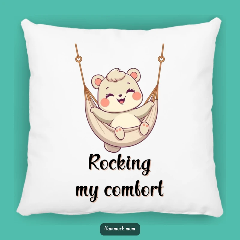 Soft Funny Hammock Mom Animal Pillow - Happy Swings, Cushy Funny Gift