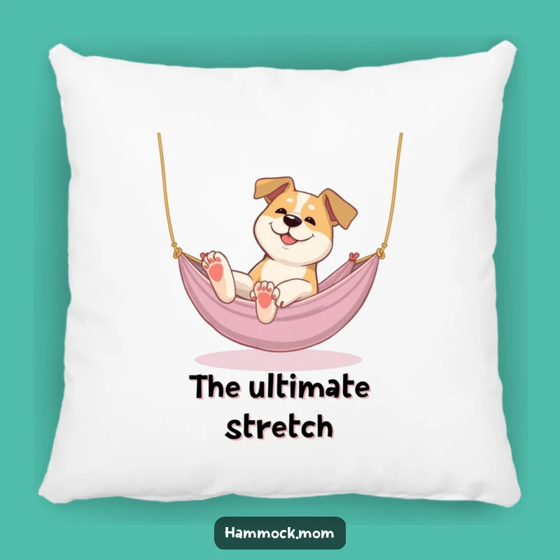 Funny Cozy Hammock Dog Pillow - Stretch & Relax Funny Gift