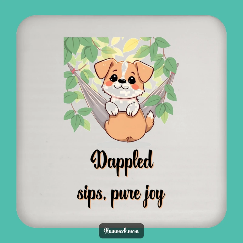 Funny Dappled Sun Dog Hammock Coasters: Nature's Protection, Perfect Funny Gift