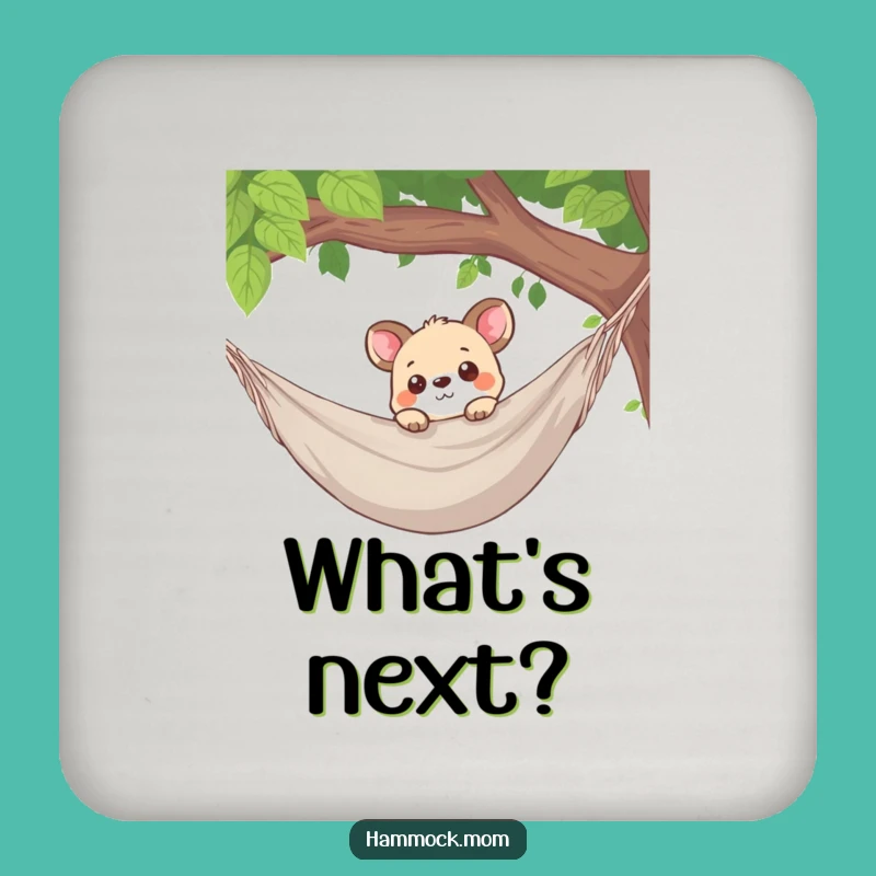 Funny Curious Animal Hammock Coaster: Add Intrigue to Your Table