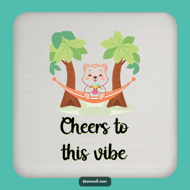 Funny Hammock Drinker Animal Coaster: Protect Surfaces with Funny Style