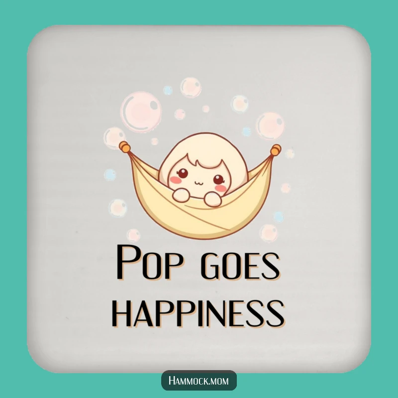 Funny Kawaii Hammock Bubble Coaster - Zen Table Protection Gift