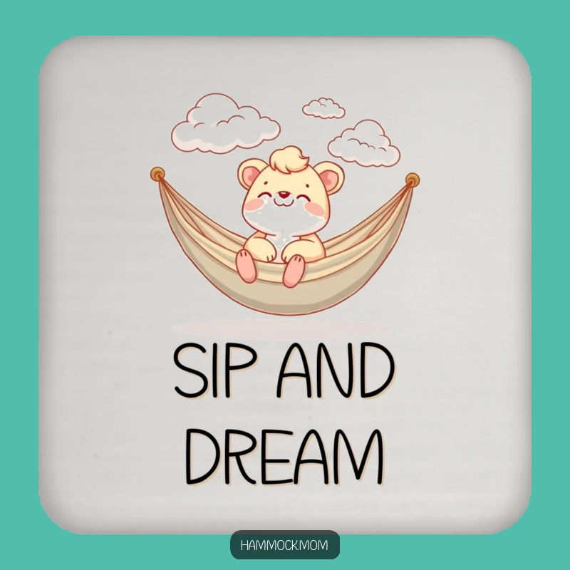 Funny Hammock Mom Animal Coaster Set - Sky Views, Stylish Funny Gift