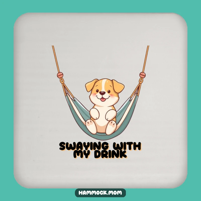 Funny Swinging Dog Hammock Coasters: Gentle Protection, Perfect Funny Gift