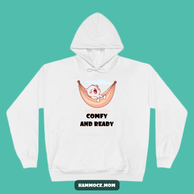 Cozy Funny Yawning Hammock Hoodie - Sleepy Animal Comfort Gift!