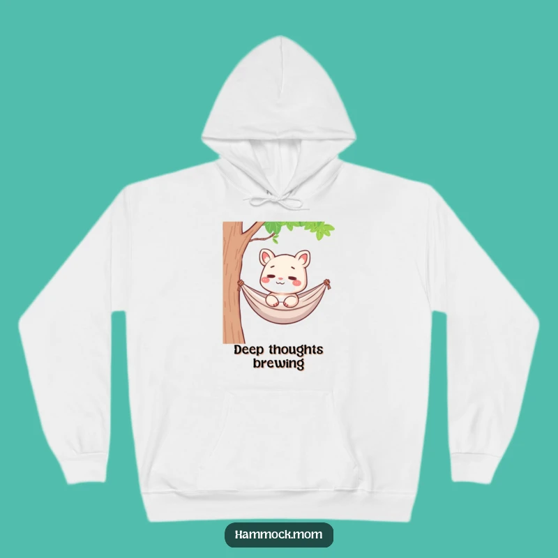 Funny Hammock Mom Animal Hoodie: Reflective Mood, Cozy Comfort, Hilarious Gift