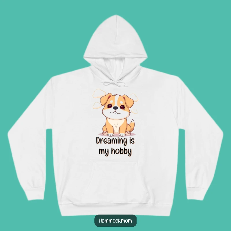 Cozy Funny Mama Dog Hoodie: Dreamy Cloud Watching Gift for Ultimate Comfort!