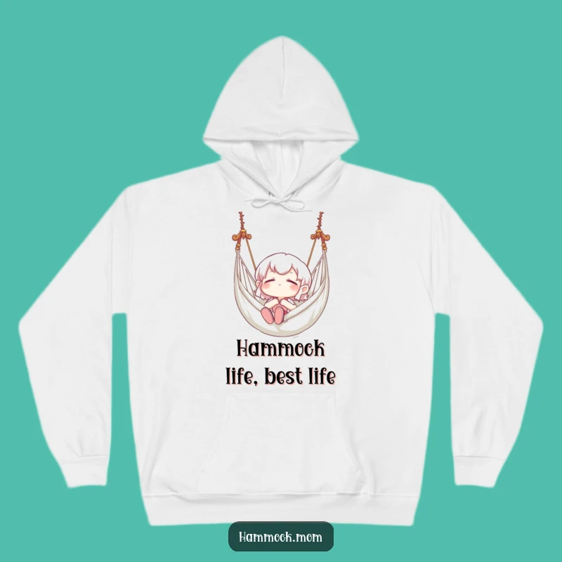 Funny Blissful Hammock Swing Hoodie: Cozy Gift for Ultimate Relaxation