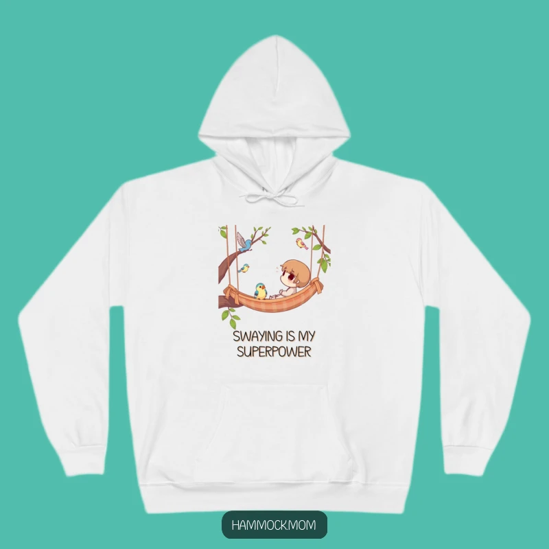 Funny Hammock Bird Watching Hoodie: Cozy Character Sweatshirt, Great Funny Gift