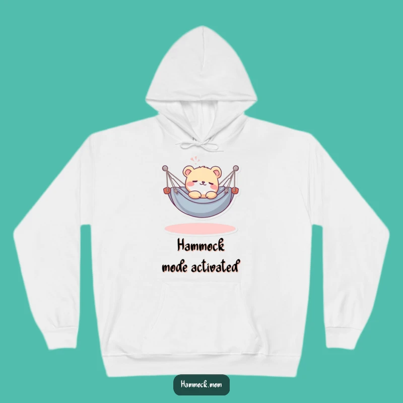 Funny Kawaii Hammock Animal Hoodie: Cozy Relaxation, Warm Gift Idea