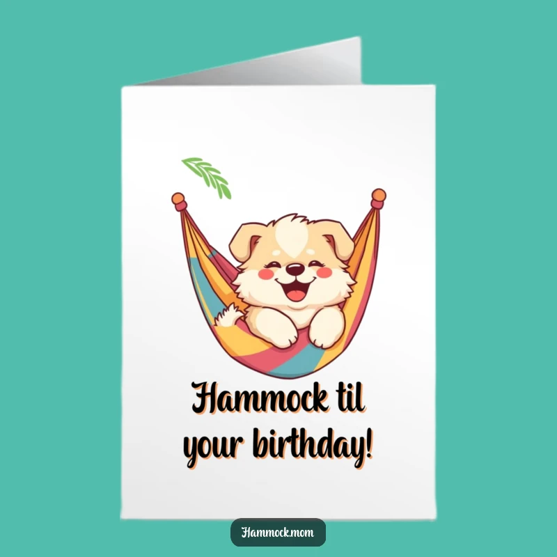Free Printable Mama Dog Birthday Card - Relaxed Vibes Downloadable Gift!