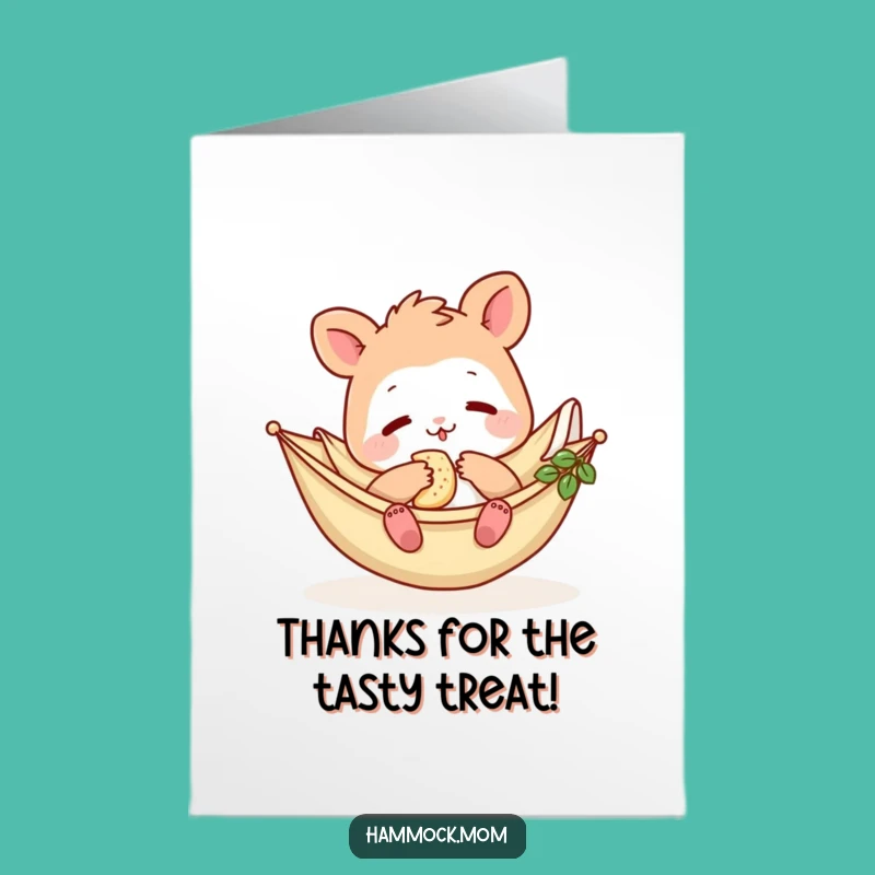 Free Printable Thank You Card: Hammock Mom Snack - Humor Downloadable Gift