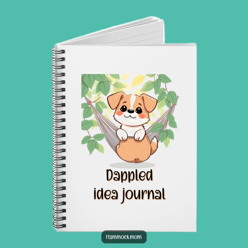 Funny Dappled Sun Dog Hammock Notebook: Nature Journal, Perfect Funny Gift