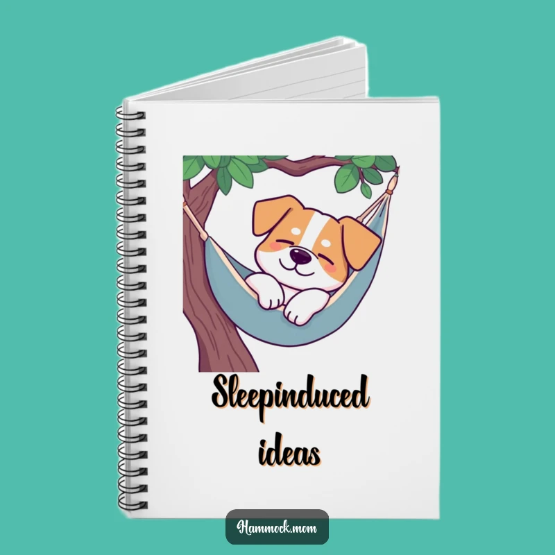 Funny Dog Hammock Notebook: Peaceful Journal for Sleepy Thoughts, Funny Gift