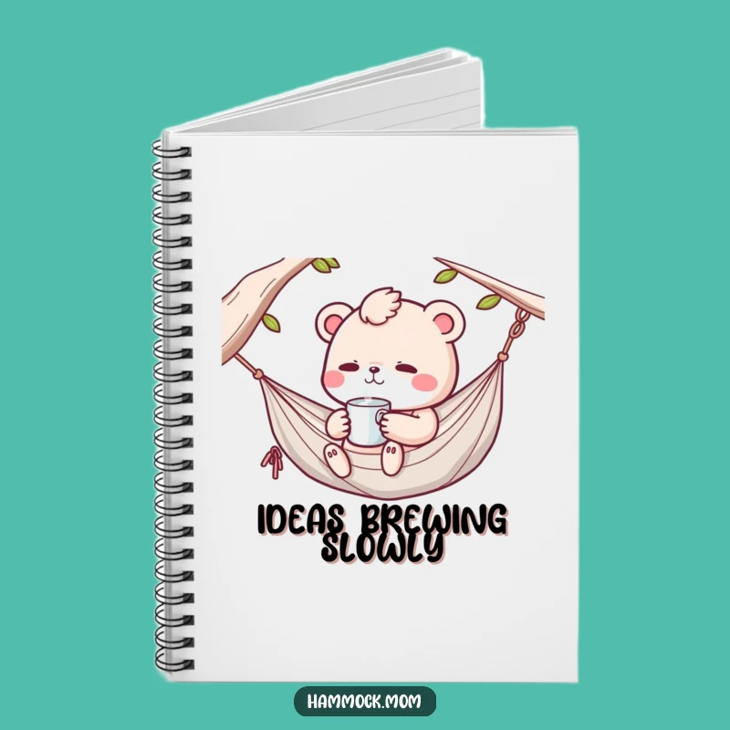 Funny Kawaii Hammock Animal Sip Journal: Hilarious Notebook for Relaxed Reflections and Ideas