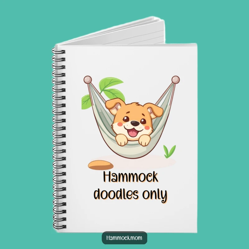 Funny Dog Hammock Notebook: Amused Pup Journal, Perfect Funny Gift for Writers