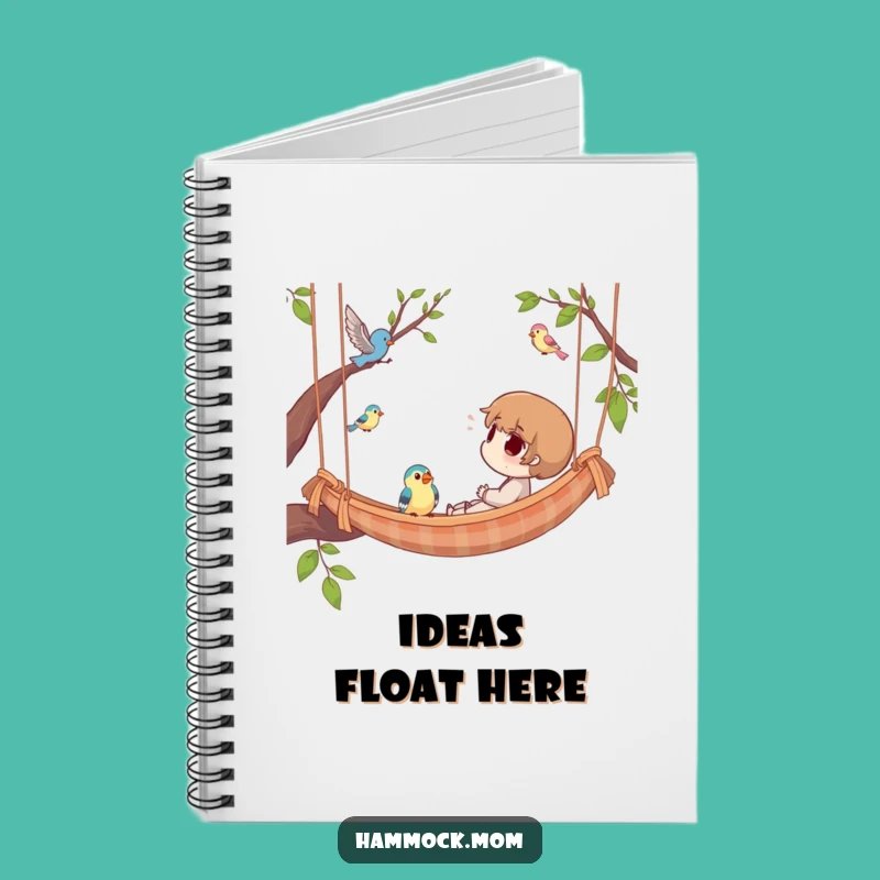 Funny Hammock Bird Watching Notebook: Lined Character Journal, Ideal Funny Gift