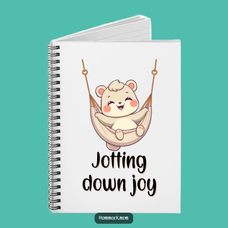 Funny Hammock Mom Animal Notebook - Happy Notes, Creative Funny Gift