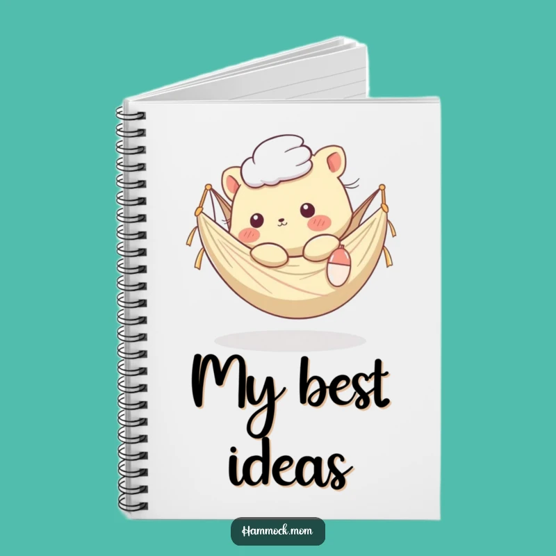 Funny Kawaii Hammock Animal Notebook: Breezy Ideas, Hilarious Journal Gift!