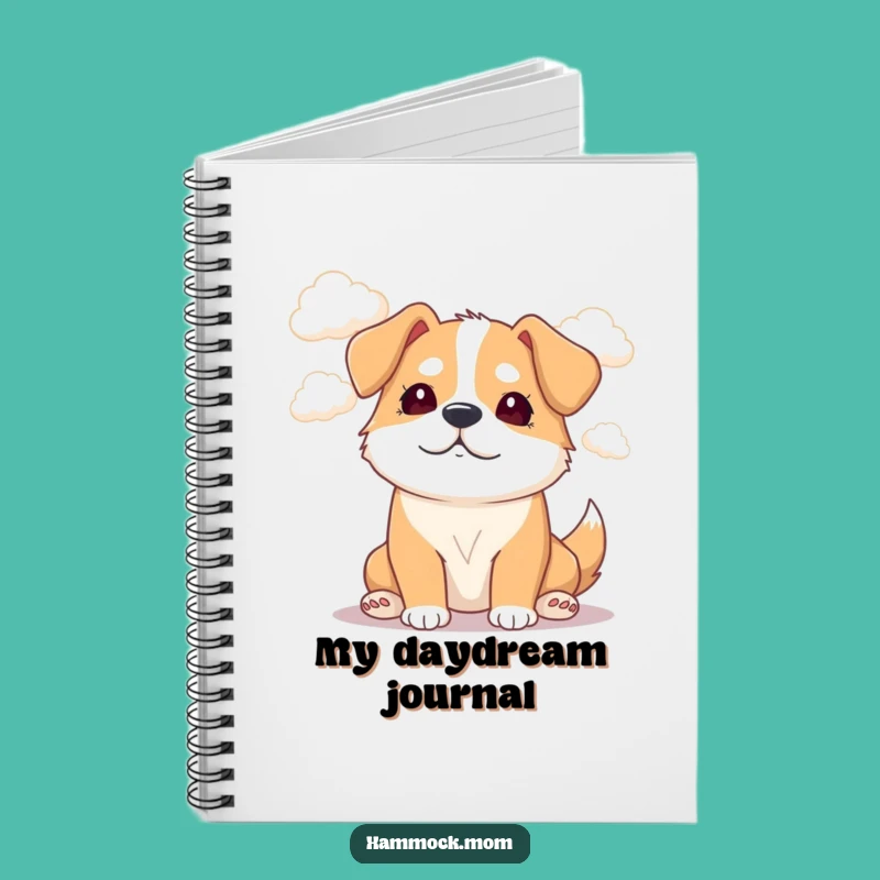 Funny Mama Dog Notebook: Dreamy Cloud Journal Gift for Writers & Dreamers!