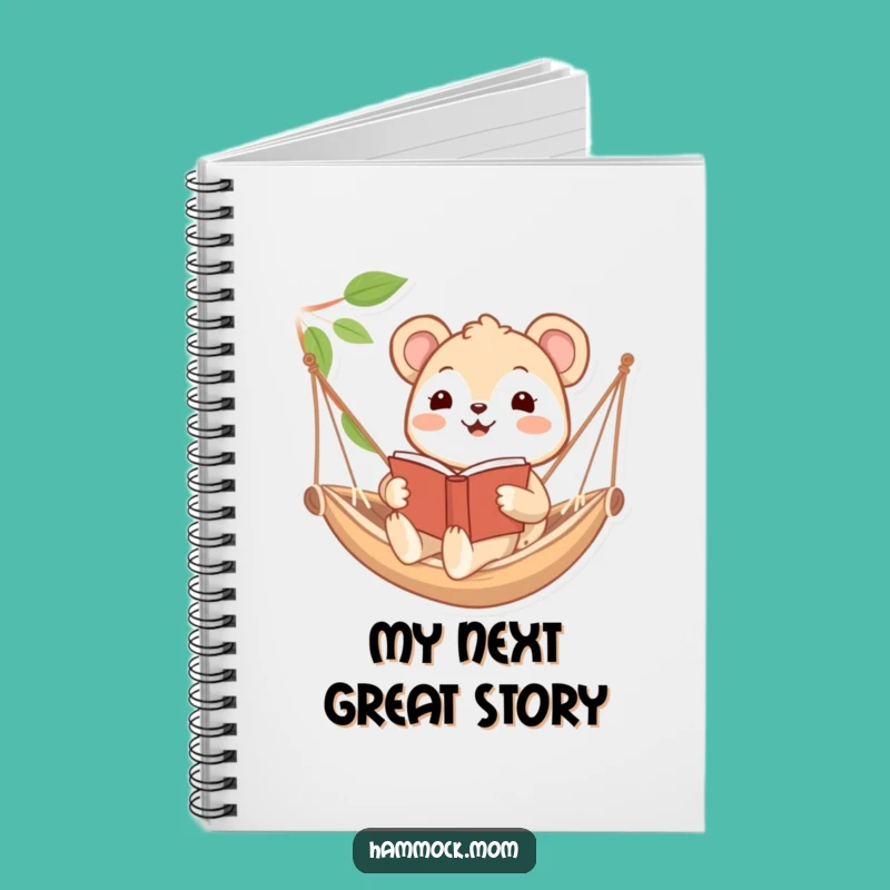 Funny Hammock Reader Animal Notebook: For All Your Literary Notes