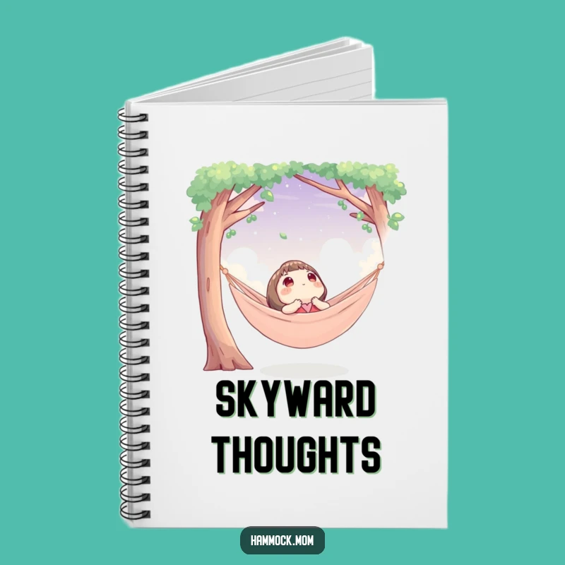 Funny Sky Hammock Notebook: Character's Ideas Soar with a Humorous Note-Taking Gift