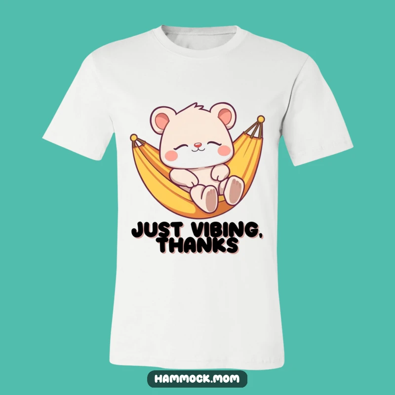 Funny Relaxed Animal Hammock T-Shirt: Effortlessly Cool Funny Gift