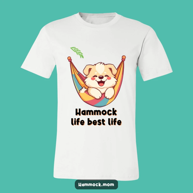 Funny Mama Dog Hammock T-Shirt - Comfy & Hilarious Gift for Dog Moms