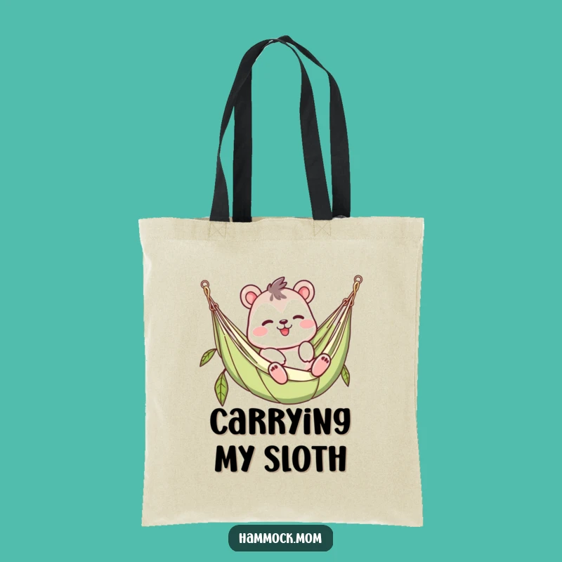 Funny Waving Hammock Tote Bag - Relaxed Carry-All Gift!