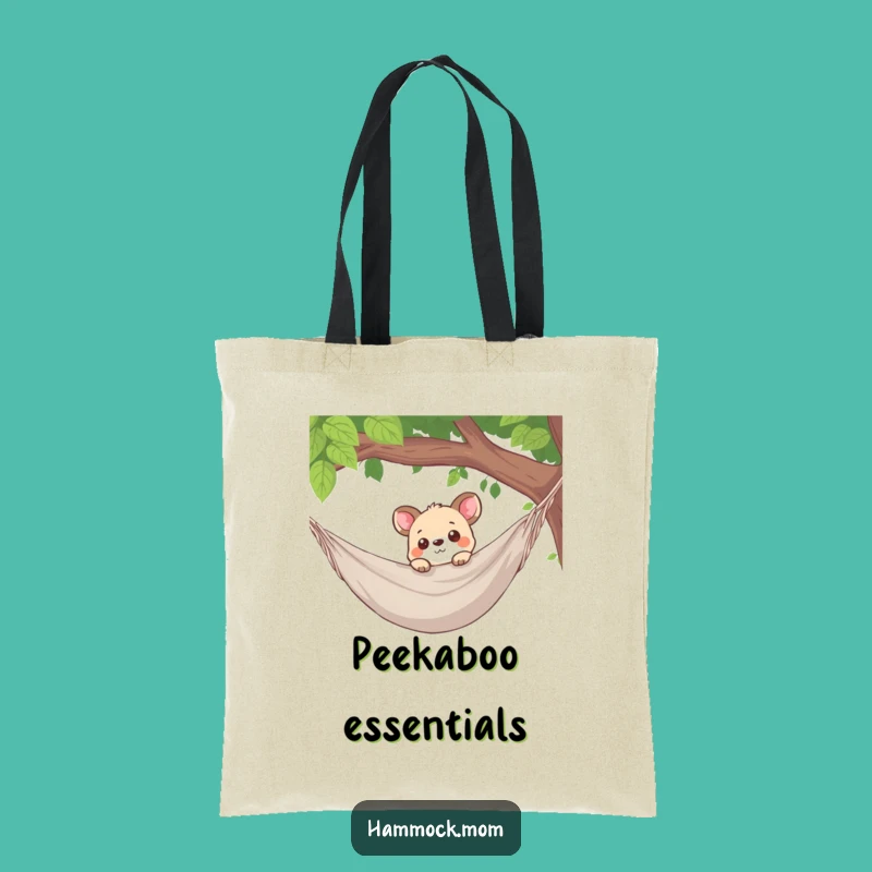 Funny Curious Animal Hammock Tote Bag: Carry Your Curiosity