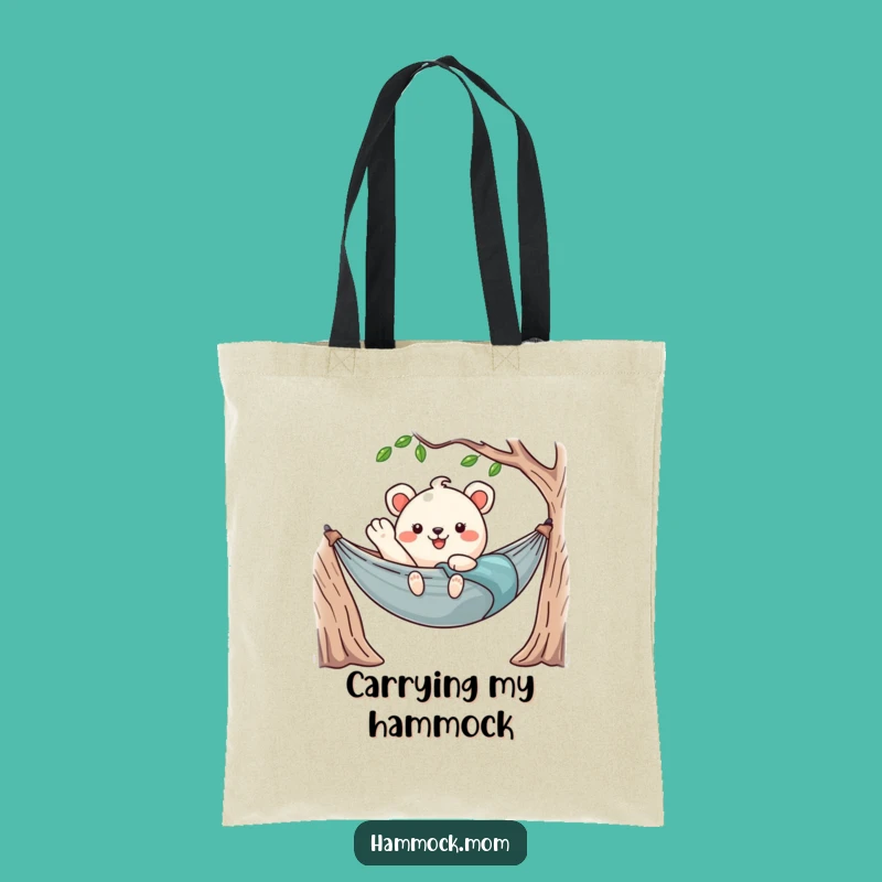 Funny Kawaii Hammock Tote Bag: Stylish & Hilarious Relaxed Companion