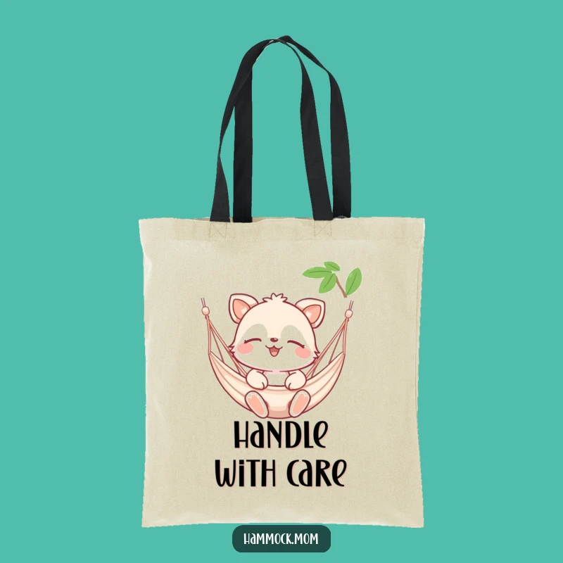 Funny Hammock Breeze Animal Tote Bag: Carry Your Calm
