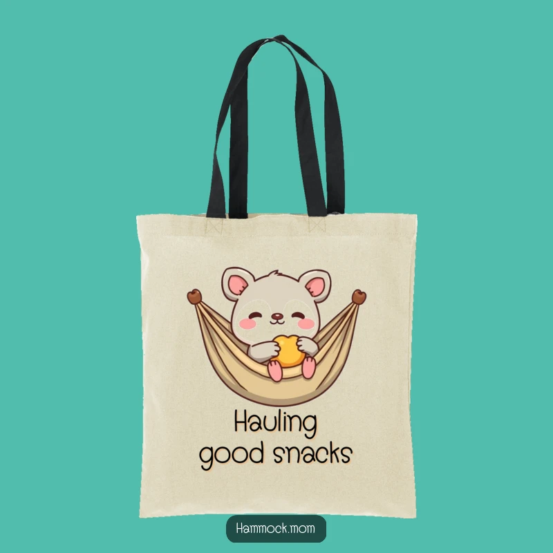 Funny Kawaii Fruit Animal Tote Bag: Snack Carryall, Hilarious Gift!